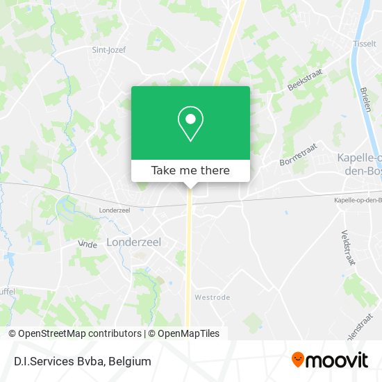 D.I.Services Bvba map