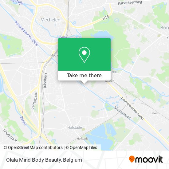 Olala Mind Body Beauty map