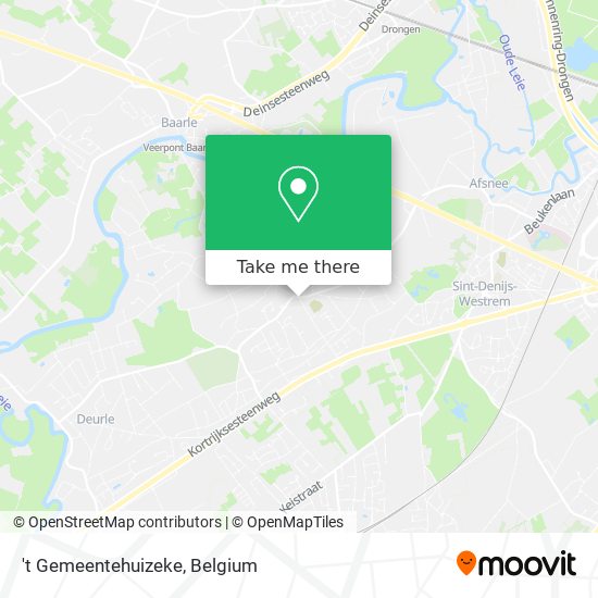 't Gemeentehuizeke map