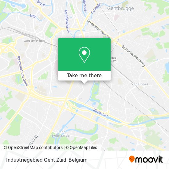 Industriegebied Gent Zuid map
