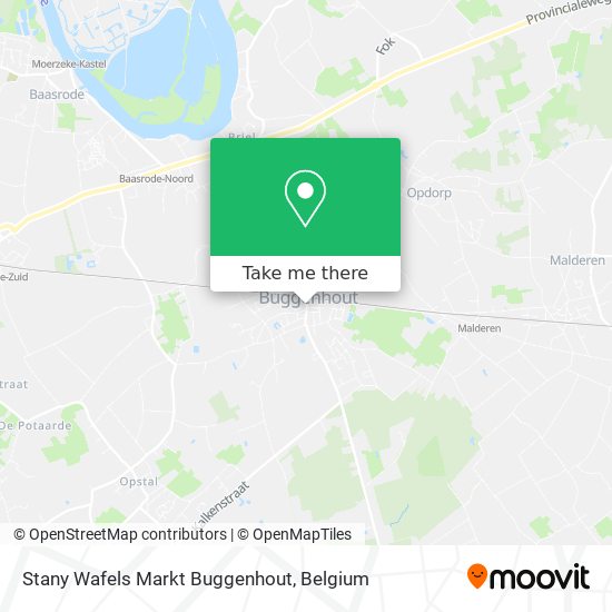 Stany Wafels Markt Buggenhout plan