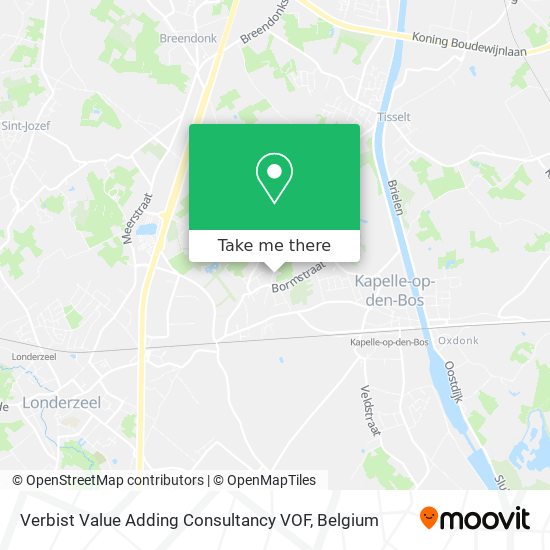 Verbist Value Adding Consultancy VOF map