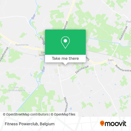 Fitness Powerclub map