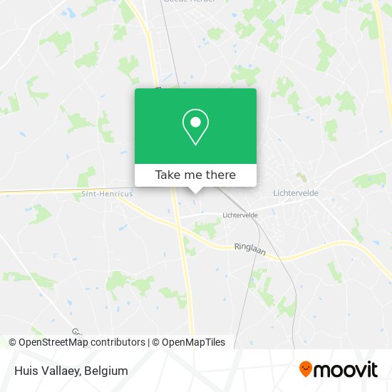 Huis Vallaey map