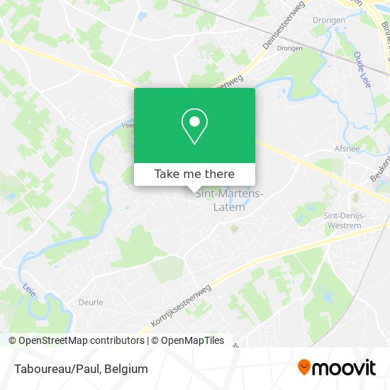 Taboureau/Paul map