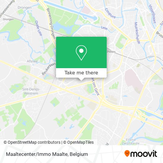 Maaltecenter/Immo Maalte map
