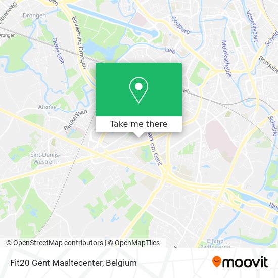 Fit20 Gent Maaltecenter plan