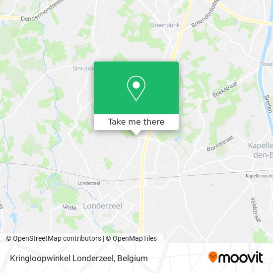 Kringloopwinkel Londerzeel plan