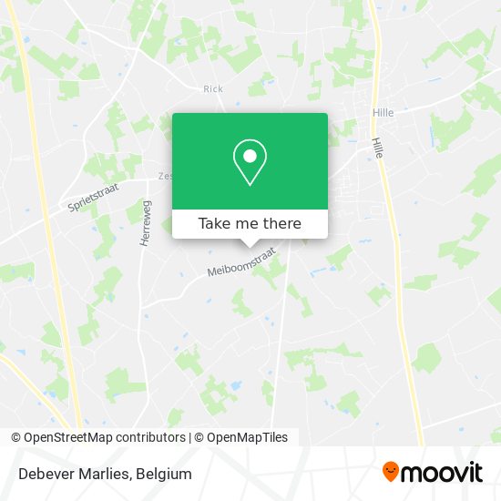 Debever Marlies map