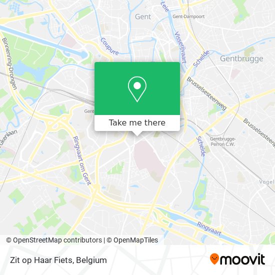 Zit op Haar Fiets map