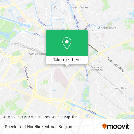 Speelstraat Harelbekestraat plan