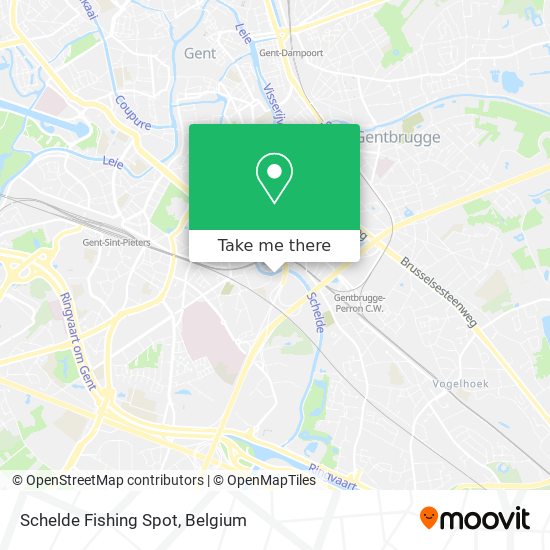 Schelde Fishing Spot map