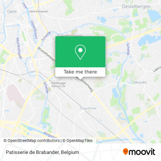 Patisserie de Brabander plan