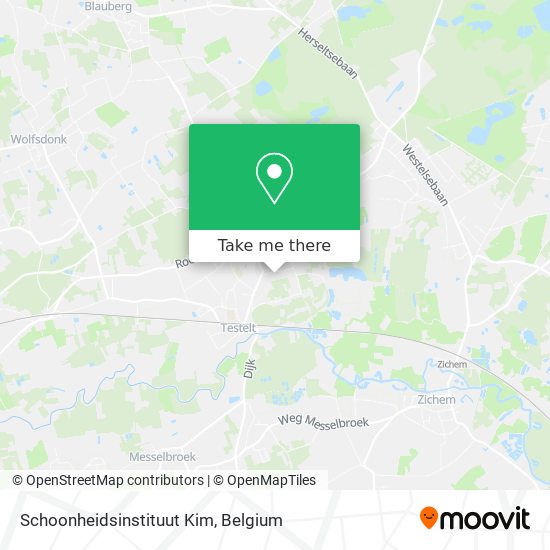 Schoonheidsinstituut Kim map
