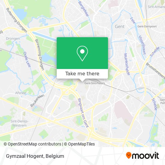 Gymzaal Hogent map