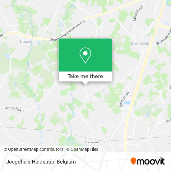 Jeugdhuis Heidestip map