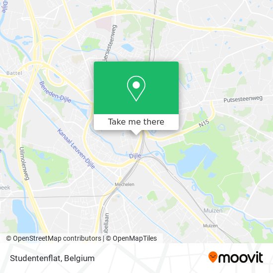 Studentenflat map