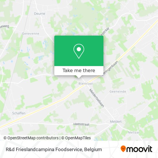 R&d Frieslandcampina Foodservice map