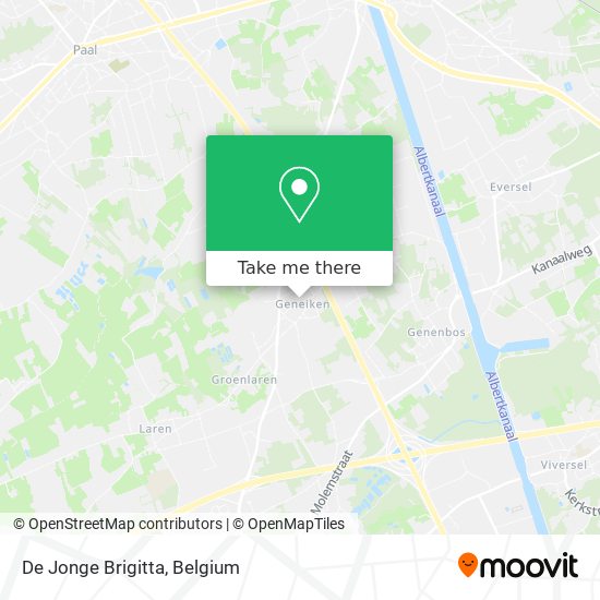 De Jonge Brigitta map