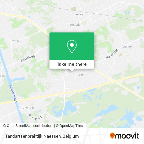 Tandartsenpraktijk Naessen plan