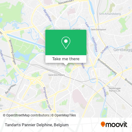 Tandarts Pannier Delphine map