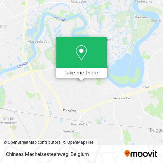 Chinees Mechelsesteenweg map