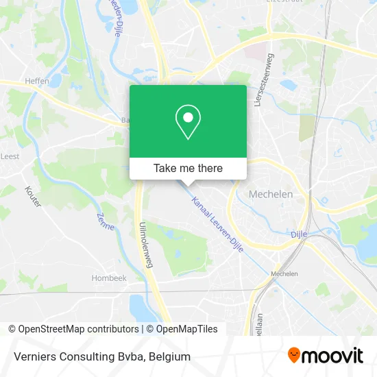 Verniers Consulting Bvba map