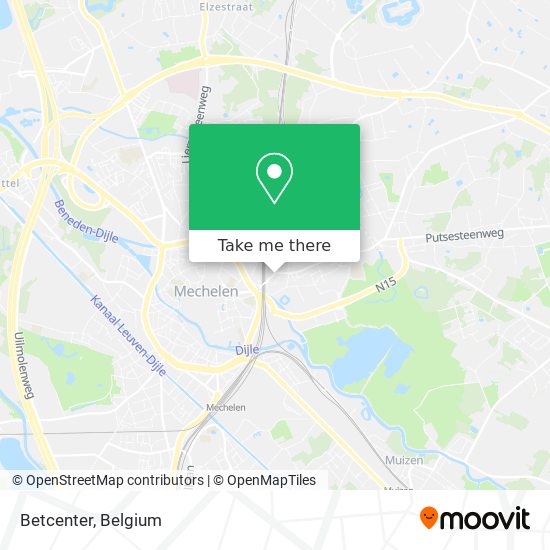 Betcenter map