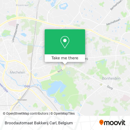 Broodautomaat Bakkerij Carl map