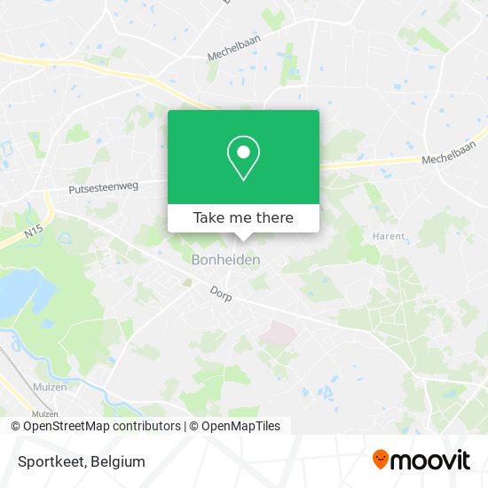 Sportkeet map