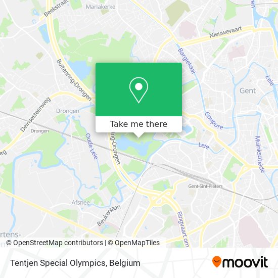 Tentjen Special Olympics map