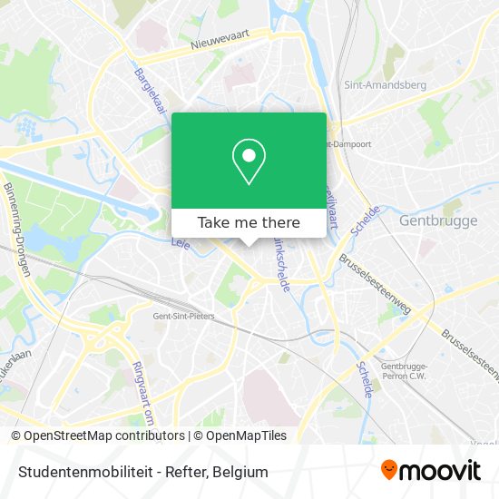 Studentenmobiliteit - Refter plan