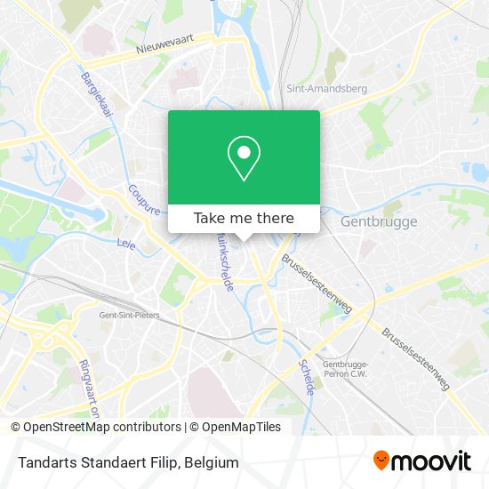 Tandarts Standaert Filip map