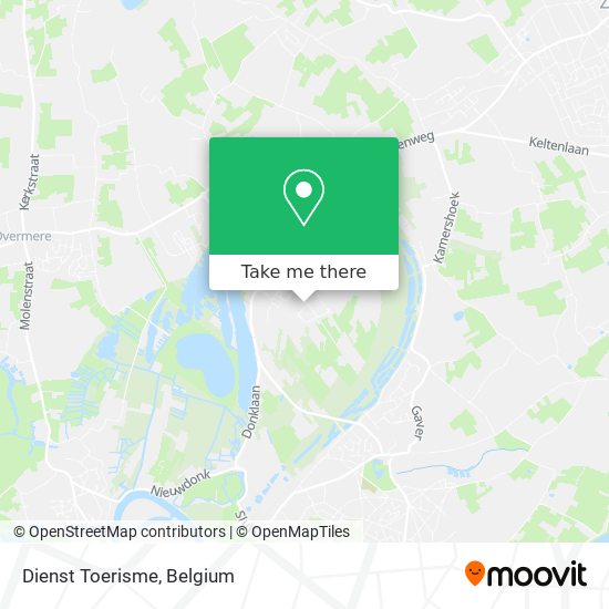 Dienst Toerisme map