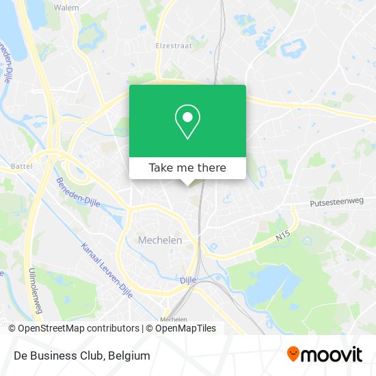 De Business Club map