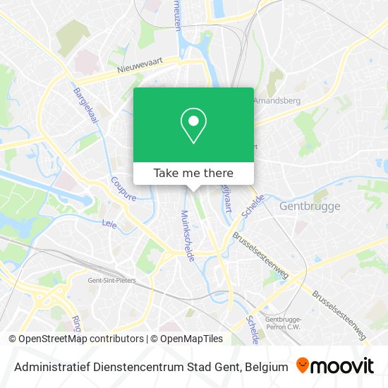 Administratief Dienstencentrum Stad Gent plan
