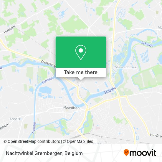 Nachtwinkel Grembergen map