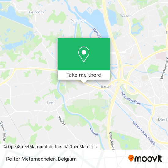 Refter Metamechelen map