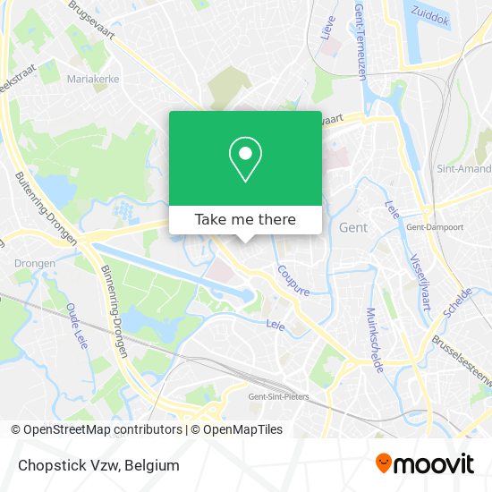 Chopstick Vzw map