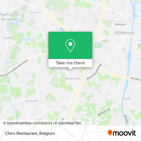 Chiro Restaurant map