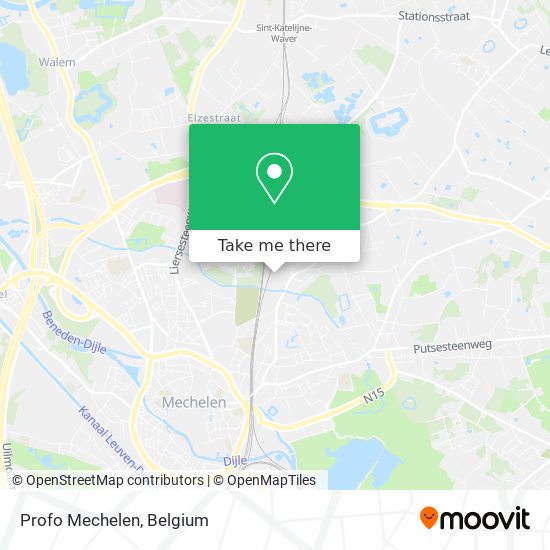 Profo Mechelen map