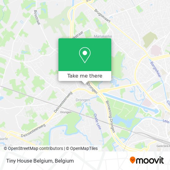 Tiny House Belgium map