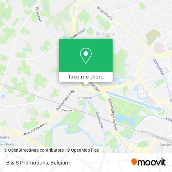 B & S Promotions map