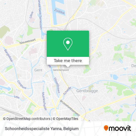 Schoonheidsspecialiste Yanna map