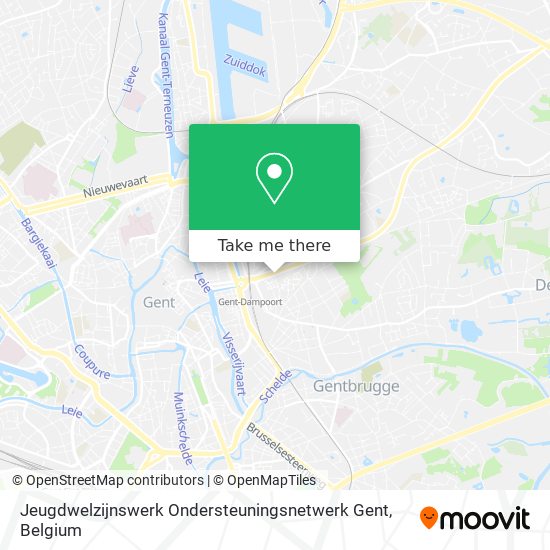 Jeugdwelzijnswerk Ondersteuningsnetwerk Gent map