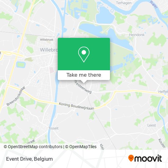 Event Drive map