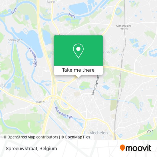 Spreeuwstraat map