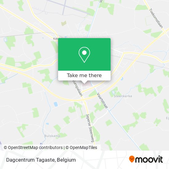 Dagcentrum Tagaste map