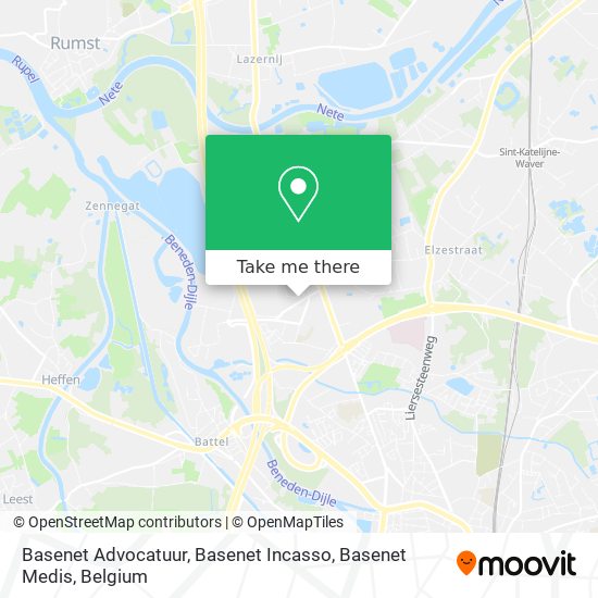 Basenet Advocatuur, Basenet Incasso, Basenet Medis map