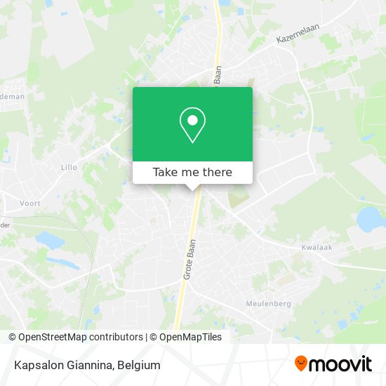 Kapsalon Giannina map